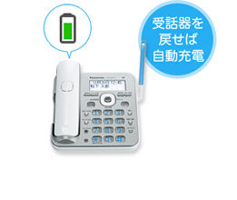 Panasonic コードレス電話機「RU・RU・RU」 VE-GD51DL