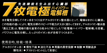 Panasonic アルカリイオン整水器 還元工房 TK7715P