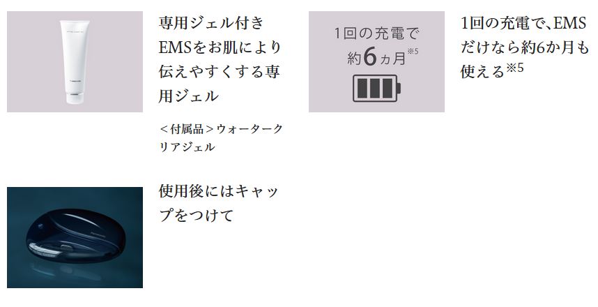 Panasonic リフトケア 美顔器 バイタリフト かっさ EH-SP85-K